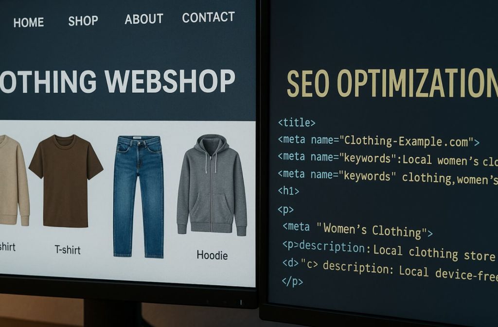 seo optimering af webshop til tøj